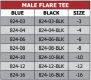 824 Series Male Flare Tee