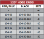 104 Series 120 Degree Hose Ends