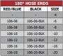 106 Series 180 Degree Hose Ends