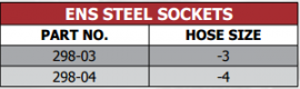 298 Series Aluminium Sockets