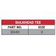 324 Series Bulkhead Tee