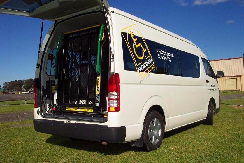 Toyota HiAce Commuter Wheelchair Conversion